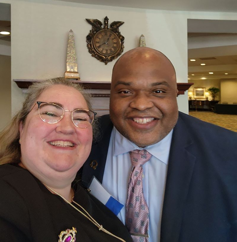 VWAA President Brett Callahan and Old Dominion Bar Assoc President Rex Flynn